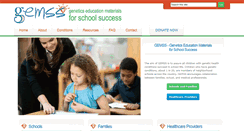 Desktop Screenshot of gemssforschools.org